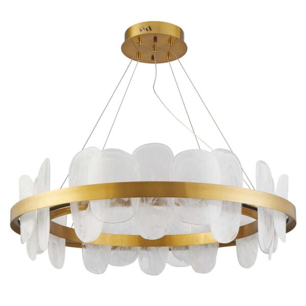 PENDENTE LED BLOE 82CM 70W 3000K DOURADO FOSCO - Image 4