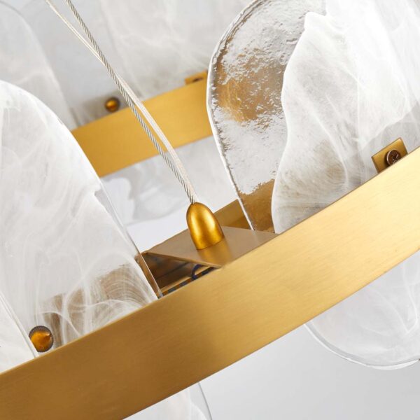 PENDENTE LED BLOE 82CM 70W 3000K DOURADO FOSCO - Image 7