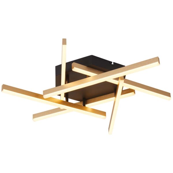 PLAFON LED WIDA 45W 3000K OURO CHAMPAGNE