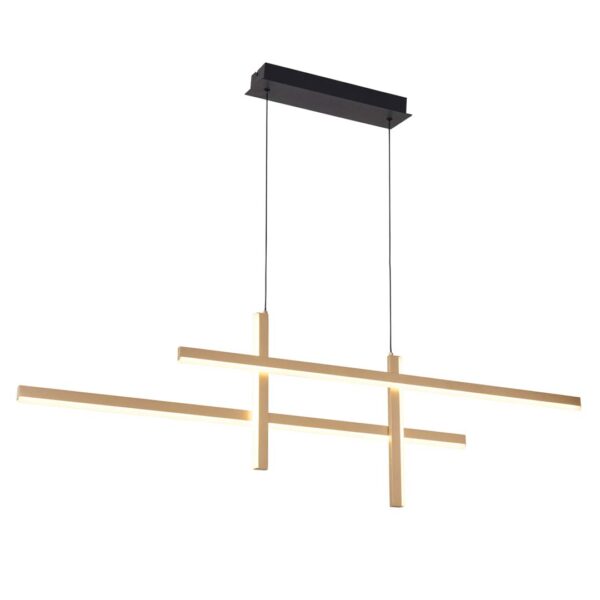 PENDENTE LED ASHI 40W 3000K OURO CHAMPAGNE - Image 4