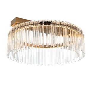 PLAFON LED GOULI 50CM 32W 2700K OURO BRILHO