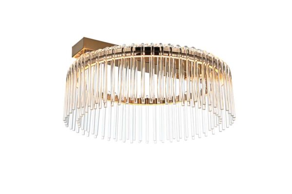 PLAFON LED GOULI 50CM 32W 2700K OURO BRILHO