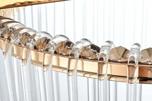 PLAFON LED GOULI 50CM 32W 2700K OURO BRILHO - Image 5