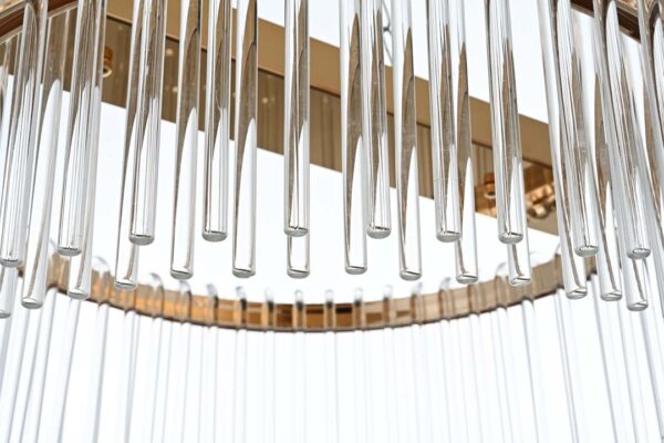 PLAFON LED GOULI 50CM 32W 2700K OURO BRILHO - Image 6
