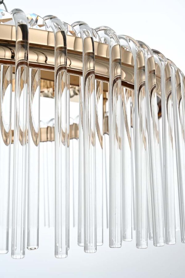 PLAFON LED GOULI 50CM 32W 2700K OURO BRILHO - Image 7