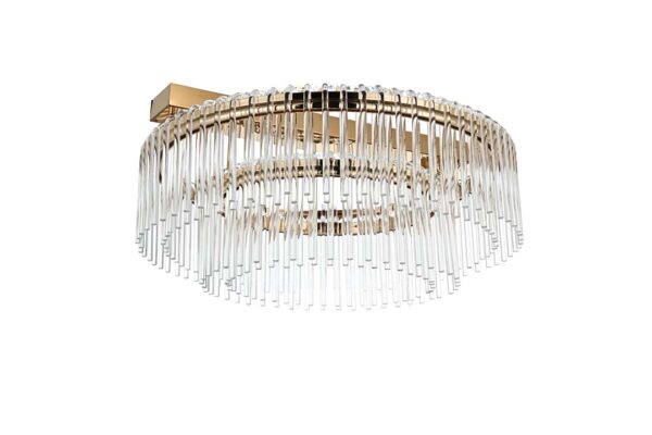 PLAFON LED GOULI 40/60 51W 2700K OURO BRILHO - Image 2