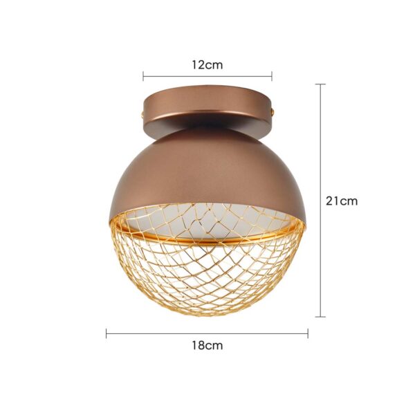 PLAFON LED REZI 18CM 12W 3000K COBRE - Image 7