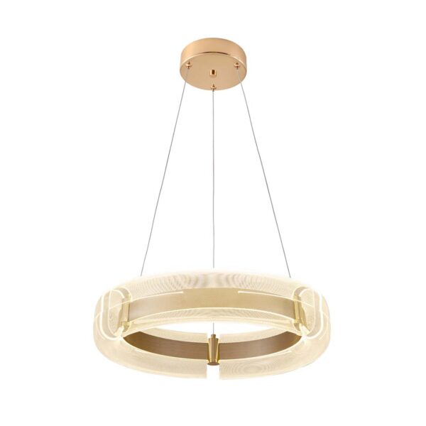 PENDENTE LED DALEN 60CM 60W 2700K OURO BRILHO - Image 4