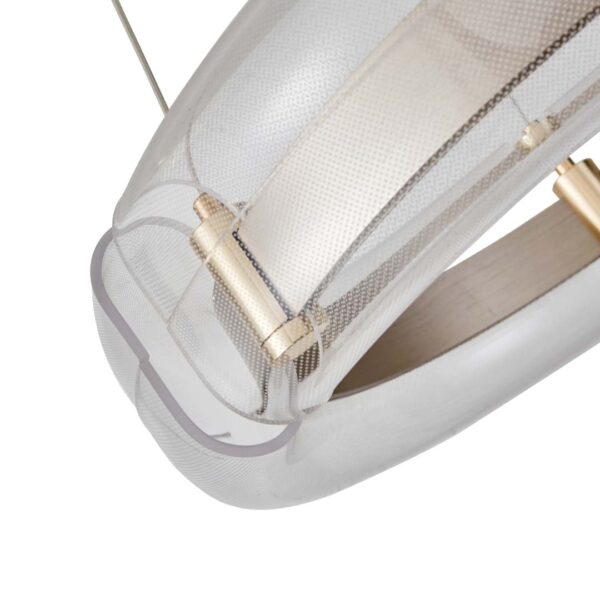 PENDENTE LED DALEN 60CM 60W 2700K OURO BRILHO - Image 6