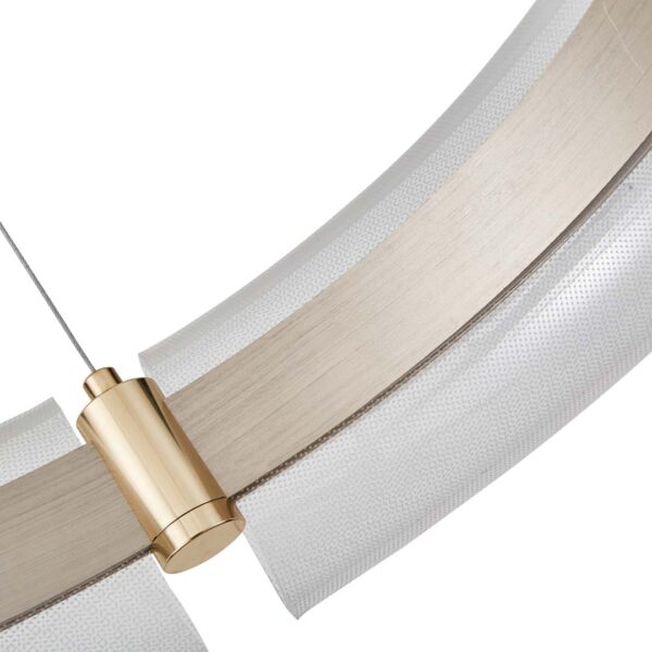 PENDENTE LED DALEN 60CM 60W 2700K OURO BRILHO - Image 7