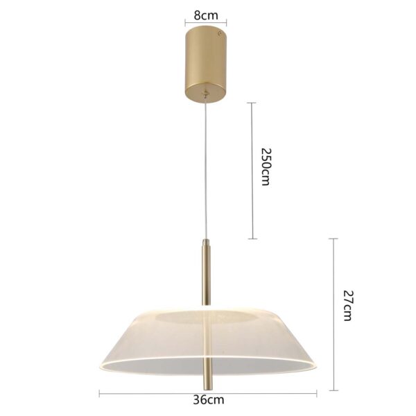 PENDENTE LED BLATT 7W 2700K - Image 5