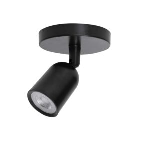 SPOT LED C/ CANOPLA 7W 4000K PRETO