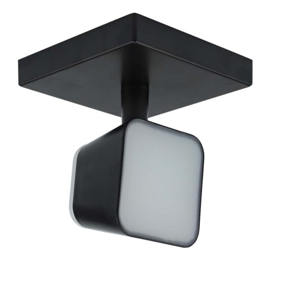 SPOT LED SOBREP. CYLIN QDR. 7W 3000K PT.