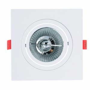SPOT PLANO EMBUTIR QDR. AR70 BRANCO