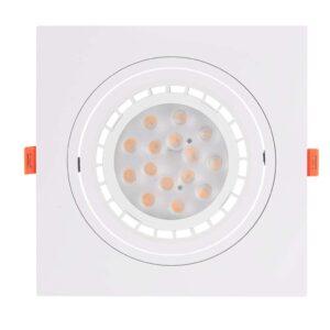 SPOT PLANO EMBUTIR QDR. AR111 BRANCO