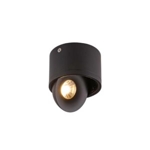 SPOT LED SOBREPOR SKEL 24? 7W 3000K PRETO