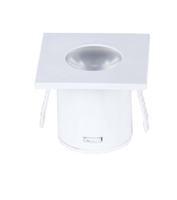 MINI SPOT LED YASA QDR. PARA MOVEIS C/2 1W 3000K BR