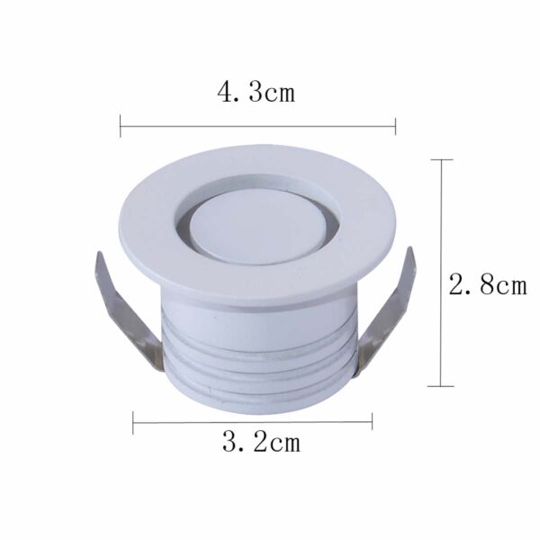 SPOT LED EMBUTIR NOBI 3W 3000K BR - Image 3