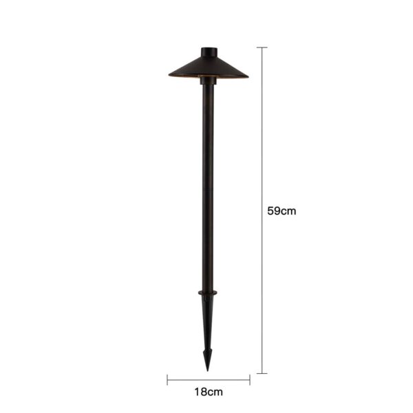 LUM. LED DE JARDIM KITA IP66 C/60CM 5W 3000K PT - Image 4