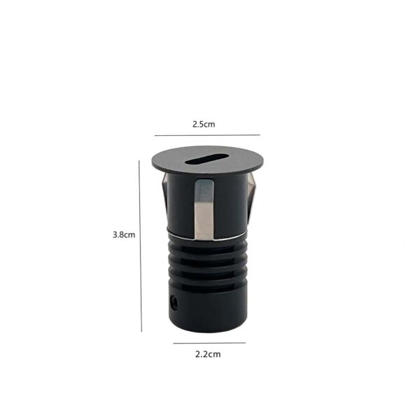 MINI SPOT LED DOMY INI RED. DE EMBUTIR 1W 3000K IRC90 PT - Image 6