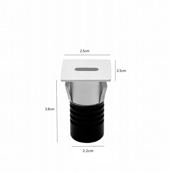 MINI SPOT LED DOMY INI QUAD. DE EMBUTIR 1W 3000K IRC90 BR - Image 6