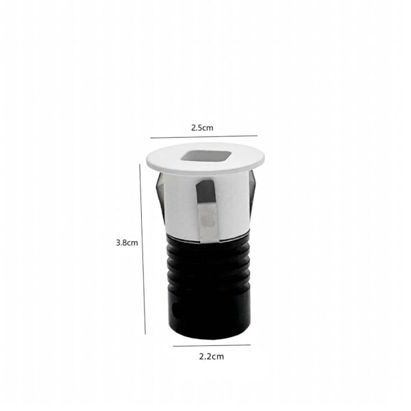 MINI SPOT LED DOMY NAM RED. DE EMBUTIR 1W 3000K IRC90 BR - Image 3