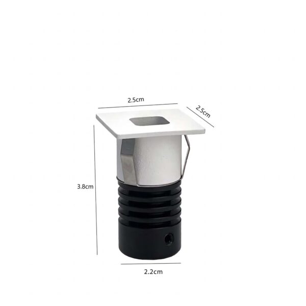 MINI SPOT LED DOMY NAM QUAD. DE EMBUTIR 1W 3000K IRC90 BR - Image 6