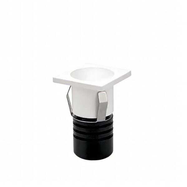 MINI SPOT LED AUKO ONO QUAD. DE EMBUTIR 1W 3000K IRC90 BR - Image 2