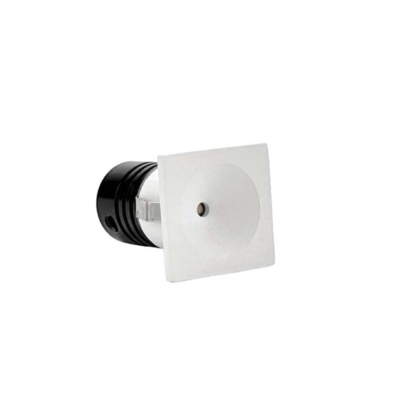 MINI SPOT LED AUKO ONO QUAD. DE EMBUTIR 1W 3000K IRC90 BR - Image 4