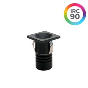 MINI SPOT LED AUKO ONO QUAD. DE EMBUTIR 1W 3000K IRC90 PT