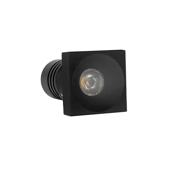 MINI SPOT LED AUKO LAI QUAD. DE EMBUTIR 1W 3000K IRC90 PT - Image 4