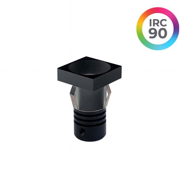 MINI SPOT LED AUKO LAI QUAD. DE EMBUTIR 1W 3000K IRC90 PT