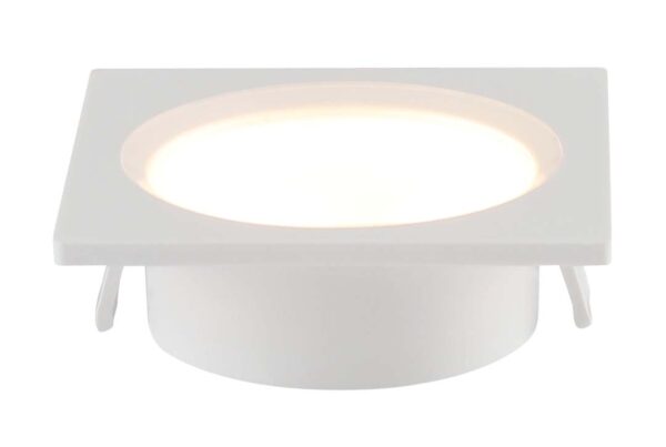SPOT LED ALUA EMBUTIR QUAD. C/2UN 2W 4000K BR