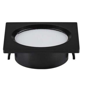 SPOT LED ALUA EMBUTIR QUAD. C/2UN 2W 4000K PT