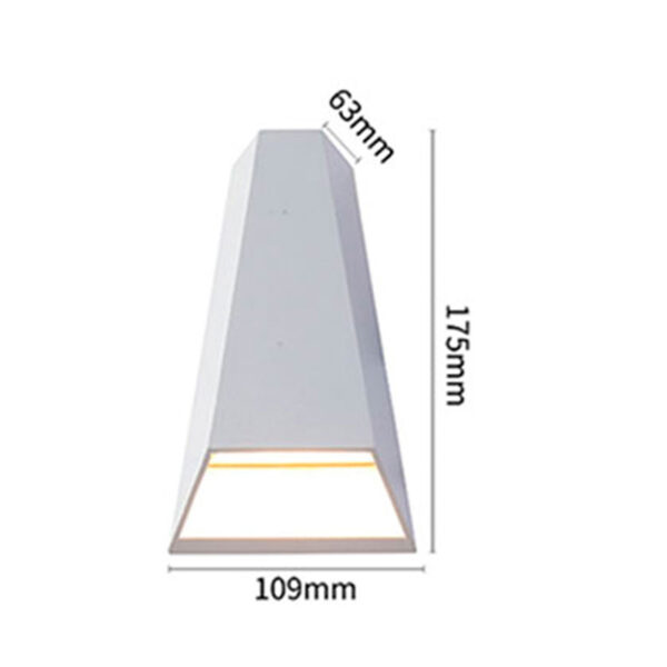 ARANDELA LED DRIE 6W IP65 3000K BRANCO ABS - Image 3
