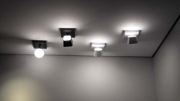 SPOT LED SOBREP. CYLIN RED 7W 3000K PT - Image 2
