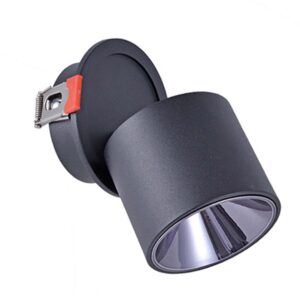 SPOT LED EMBUTIR ALNY 36? 10W 3000K PRETO