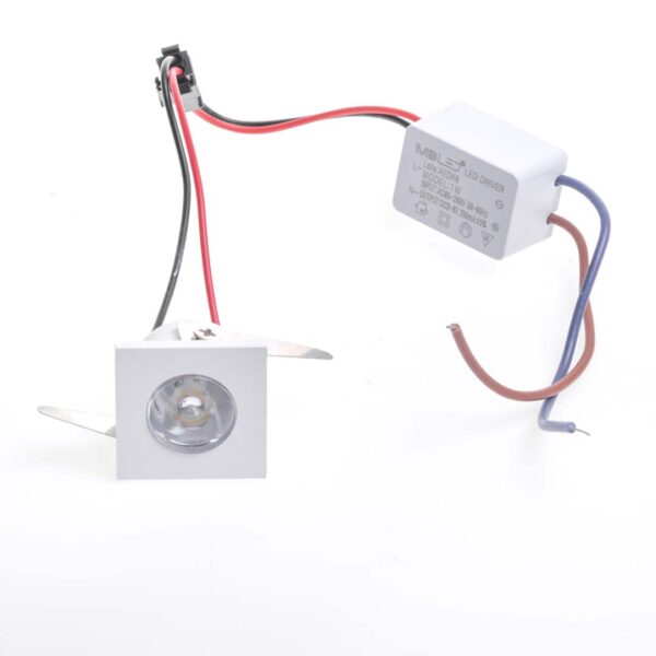 SPOT LED ELYSA QDR 1W 3000K PT - Image 2