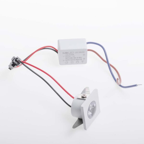 SPOT LED ELYSA QDR 1W 3000K PT - Image 3