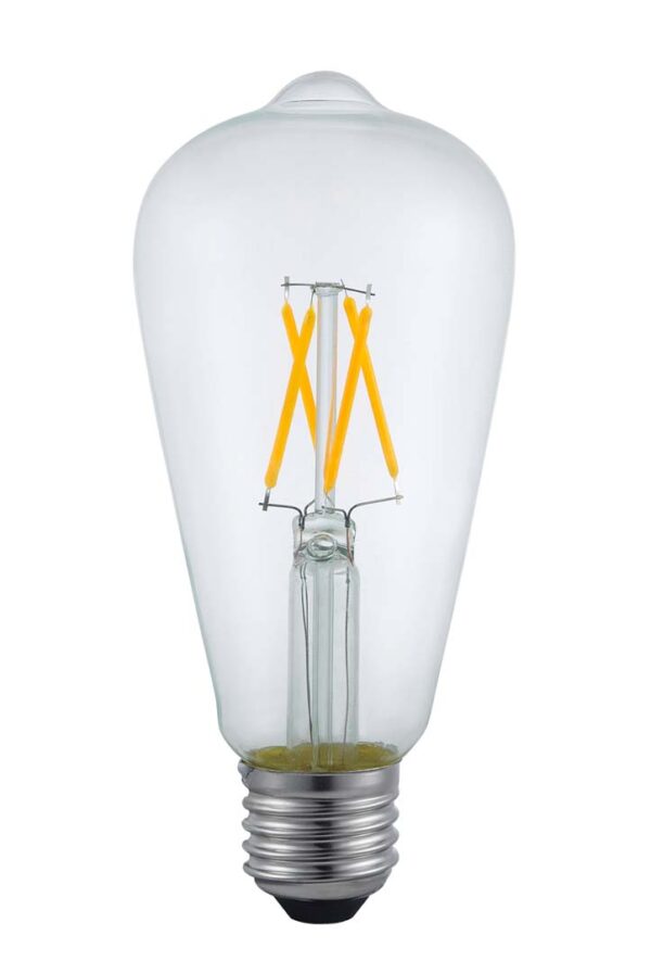 LAMPADA LED FILAMENTO CLEAR ST64 4W E27 2400K