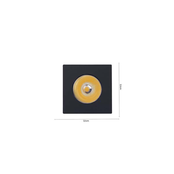 SPOT LED ELYSA QDR 1W 3000K PT - Image 9